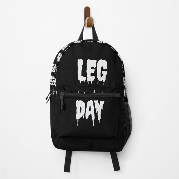 Item preview, white gym fitness workout drip active wear leg day designed and sold by graphicsbuddy.