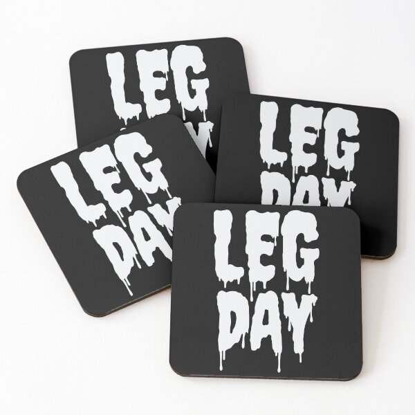 Item preview, white gym fitness workout drip active wear leg day designed and sold by graphicsbuddy.