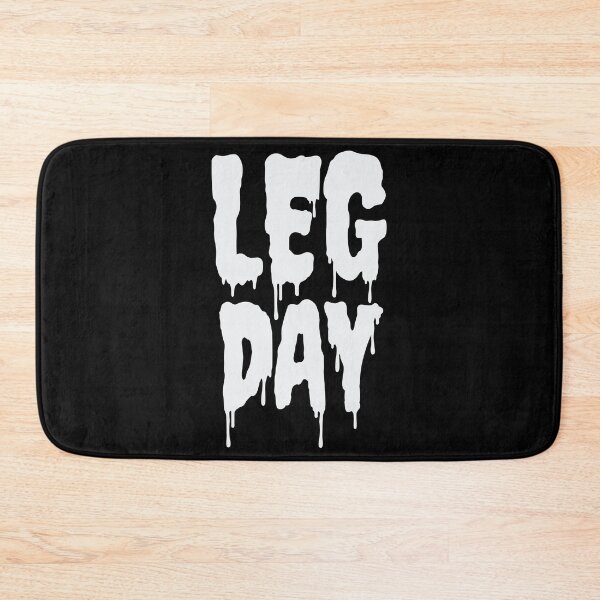 Item preview, white gym fitness workout drip active wear leg day designed and sold by graphicsbuddy.