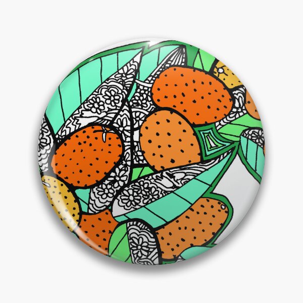 Item preview, Juicy Ripe California Kumquats with Pop Art Leaves designed and sold by RhondaChase.