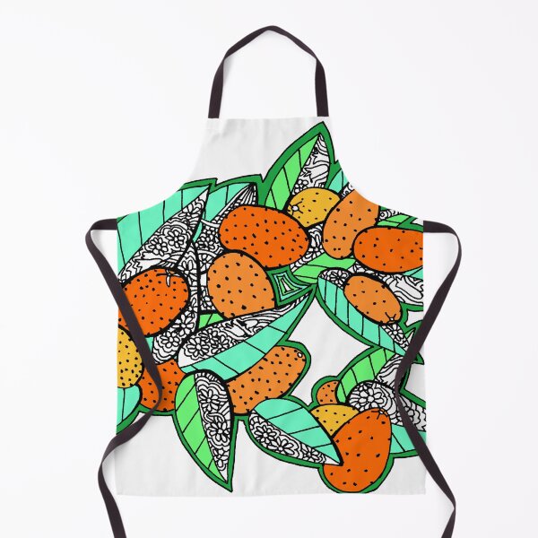Item preview, Juicy Ripe California Kumquats with Pop Art Leaves designed and sold by RhondaChase.