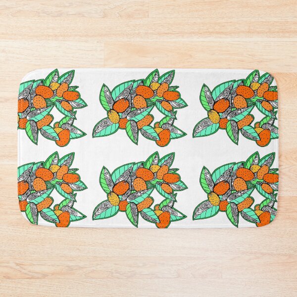 Item preview, Juicy Ripe California Kumquats with Pop Art Leaves designed and sold by RhondaChase.