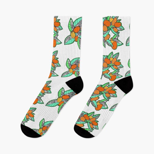 Item preview, Juicy Ripe California Kumquats with Pop Art Leaves designed and sold by RhondaChase.