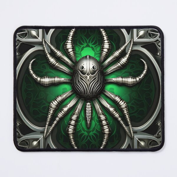 Item preview, Green celtic spider, celtic ornament, silver spider, viking spider, for dad,for the husband, dad, happy dads day designed and sold by PRYMULLART.