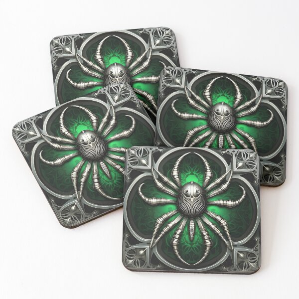 Item preview, Green celtic spider, celtic ornament, silver spider, viking spider, for dad,for the husband, dad, happy dads day designed and sold by PRYMULLART.