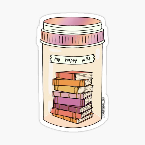 Artikel-Vorschau von Happy Pills – Lesbenbücher, designt und verkauft von KRONIC ART By K.B. Broday.