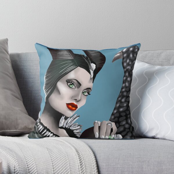 Maleficient Throw Pillow