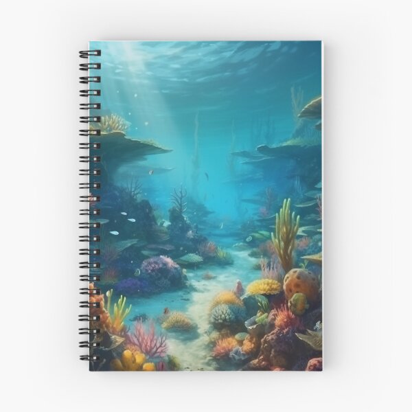 Item preview, "   Immerse in Extraterrestrial Beauty with Alien Underwater Oasis, A Vibrant Underwater Landscape Art" designed and sold by stateofhuman.