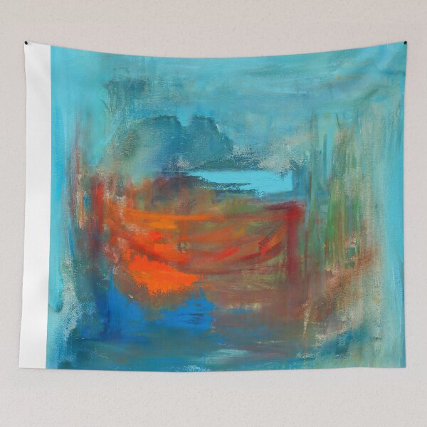 Item preview, Abstract Lagoon designed and sold by Sabrina Blufstein.