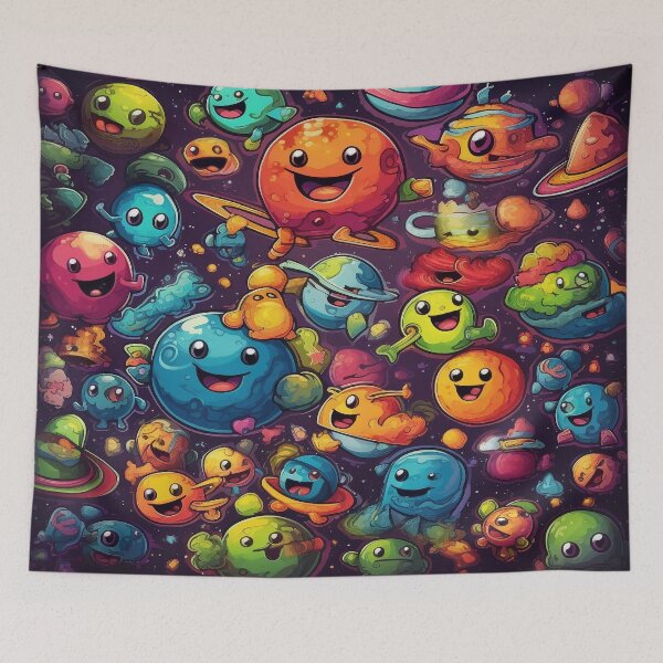 Item preview, Happy Planets designed and sold by BlackLionInds.