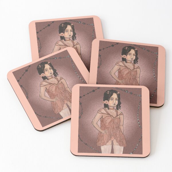 Item preview, Mucha gal (Background) designed and sold by nonsenseflower.