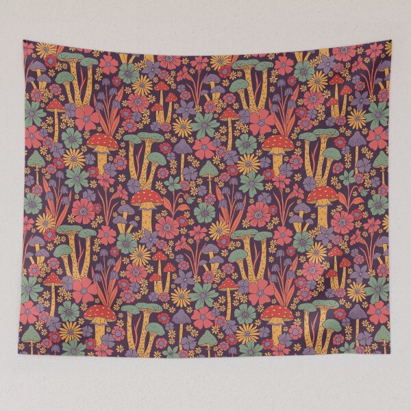 Item preview, Colorful Mushrooms & Flowers designed and sold by somecallmebeth.
