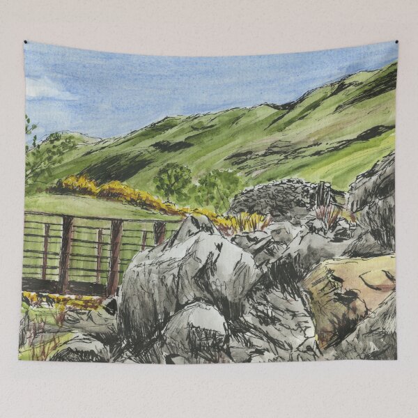 Item preview, Footbridge in the Rannerdale Valley designed and sold by LymphomaLass.