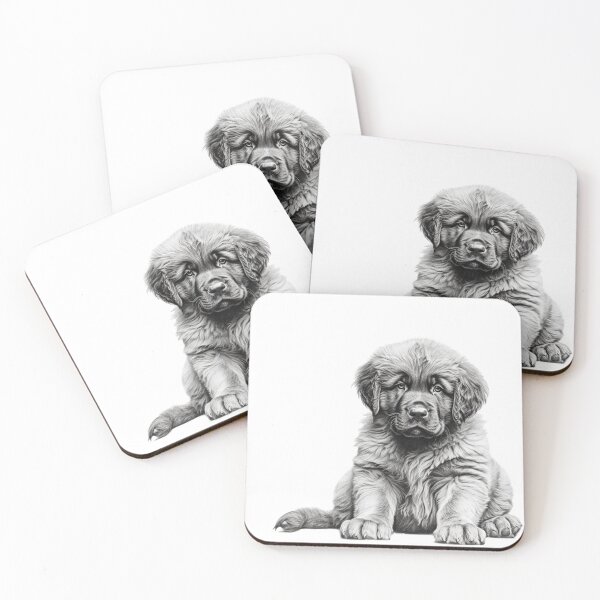 Item preview, Leonberger Puppy Sketch designed and sold by ttntt.