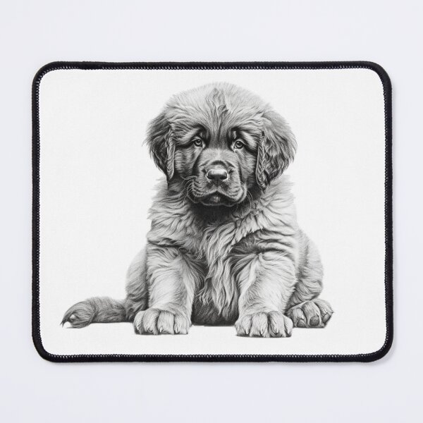 Item preview, Leonberger Puppy Sketch designed and sold by ttntt.