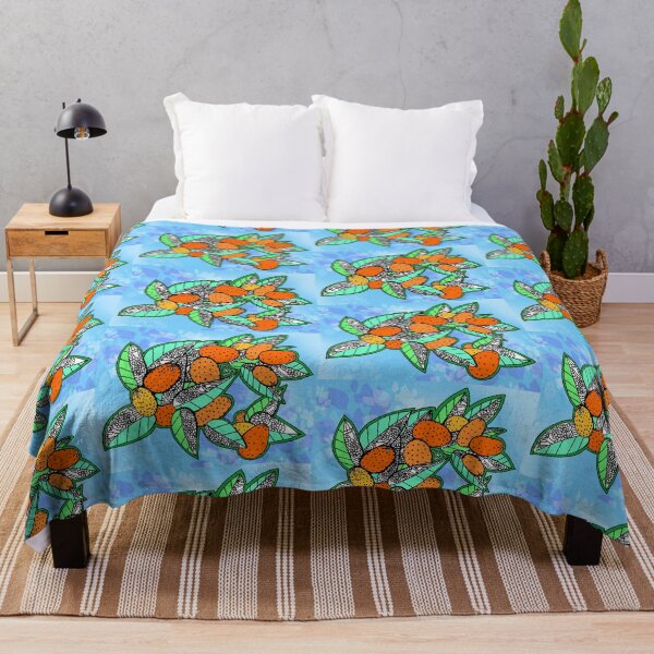 Item preview, Juicy Ripe California Kumquats on Blue Sky designed and sold by RhondaChase.