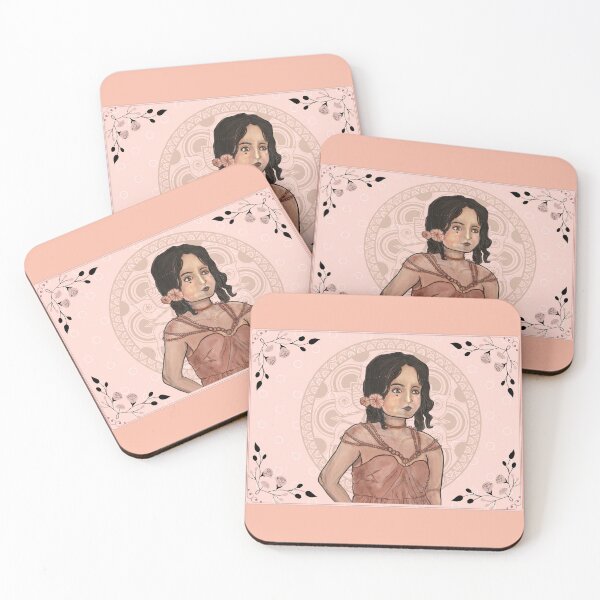 Item preview, Mucha Gal (Card 1) designed and sold by nonsenseflower.