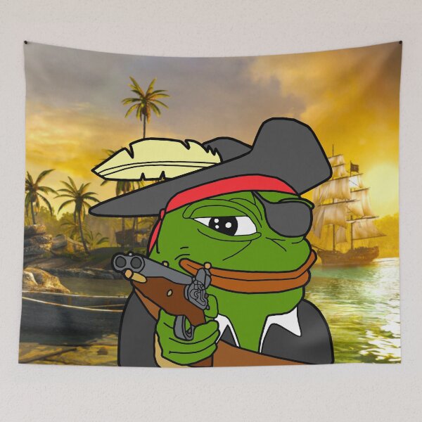 Item preview, Pepe Pirate Captain designed and sold by Slav-Art.