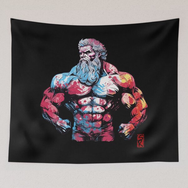 Item preview, Colorful gym bro designed and sold by SiriusrenoTee.