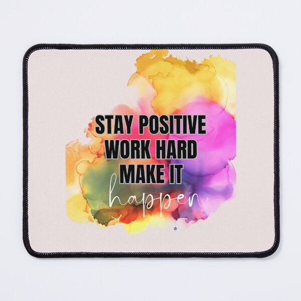 Item preview, Stay Positive Work Hard Essential T-Shirt designed and sold by ZIZZO 22.