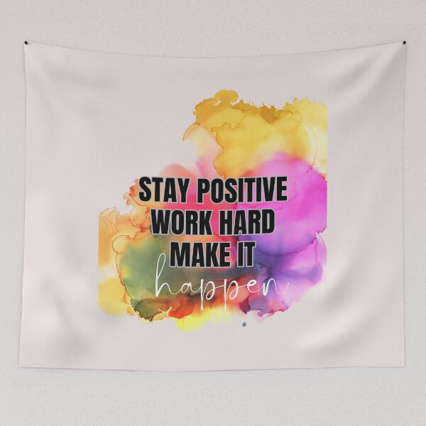 Item preview, Stay Positive Work Hard Essential T-Shirt designed and sold by ZIZZO 22.