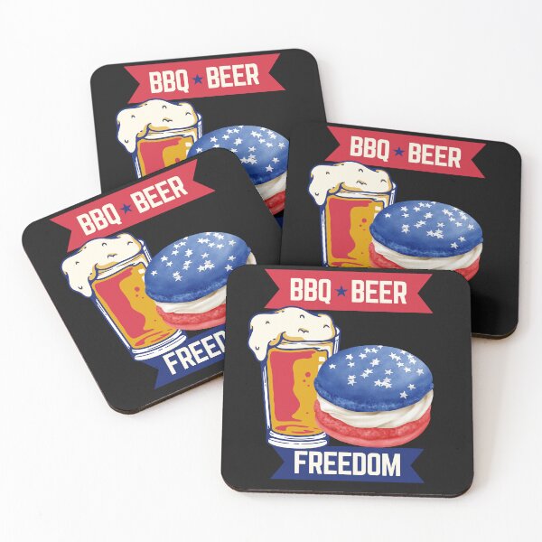 Item preview, BBQ Beer Freedom Patriotic USA Vintage Funny designed and sold by Eliosshop.