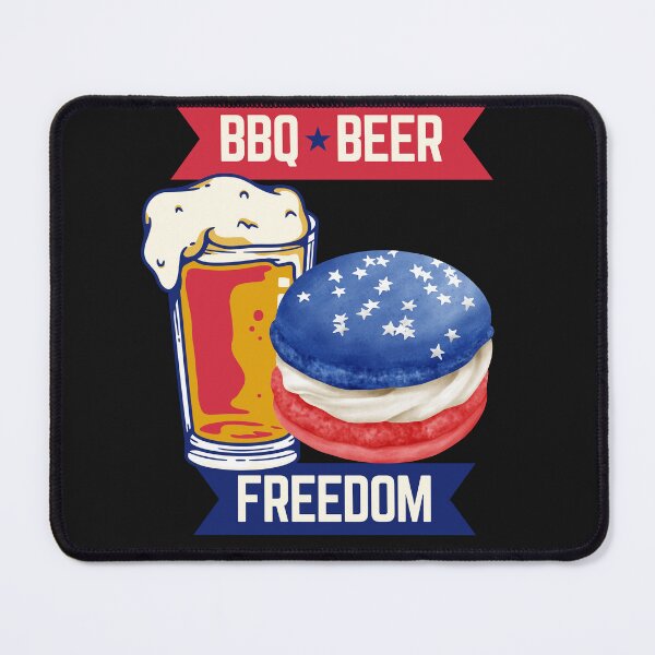 Item preview, BBQ Beer Freedom Patriotic USA Vintage Funny designed and sold by Eliosshop.