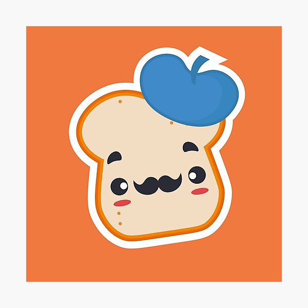 Item preview, Kawaii French Toast Doodle by Möno Röso designed and sold by Moeno-Roeso.