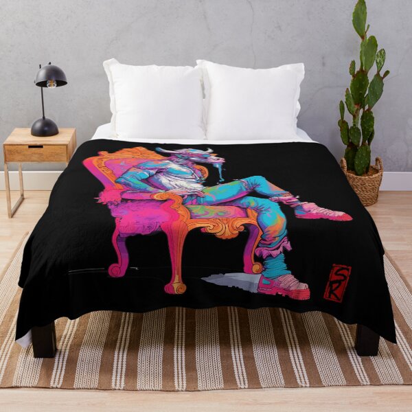 Item preview, Colorful hipster bull designed and sold by SiriusrenoTee.