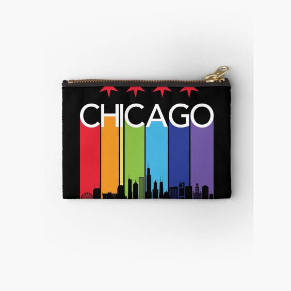 Item preview, Chicago Skyline Flag Colorful Rainbow designed and sold by Highway24.
