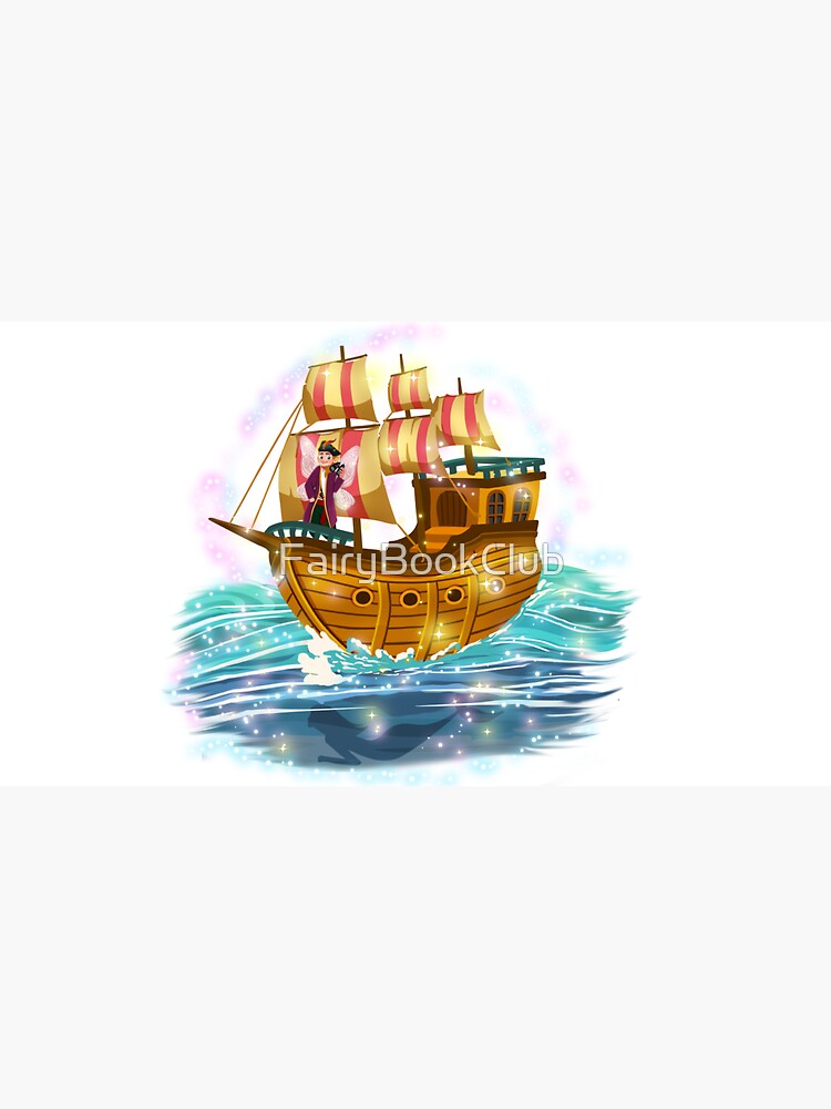 Thumbnail 6 of 6, Bucket Hat, Pirate Pete and the Lost Fairy Treasure's Ship designed and sold by FairyBookClub.