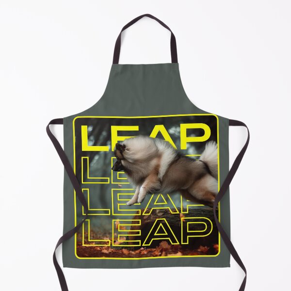 Item preview, Dog Leaping in an Autumn Forest - Motivational artwork - Dog Art designed and sold by Woof-n-Wear.