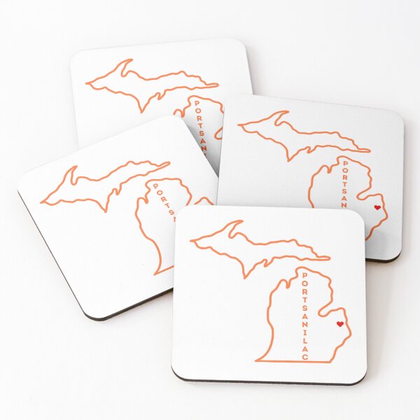 Item preview, Port Sanilac MI Love (orange) designed and sold by TorrezvilleTees.