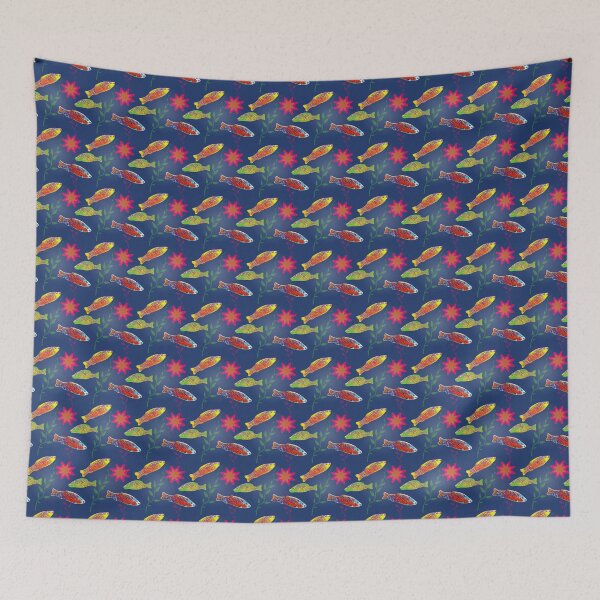 Item preview, Underwater pattern for fish friends designed and sold by kikidu21.