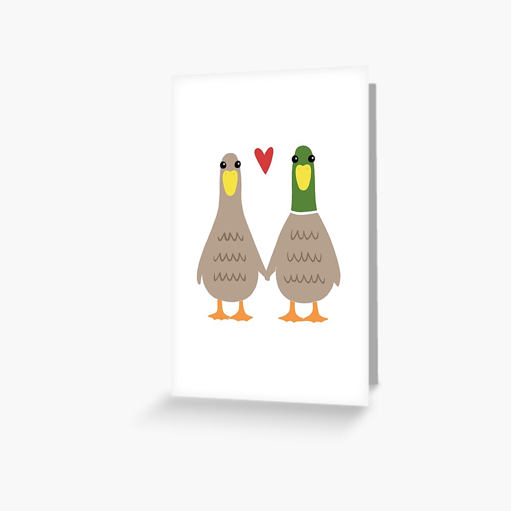 Love Ducks Greeting Card