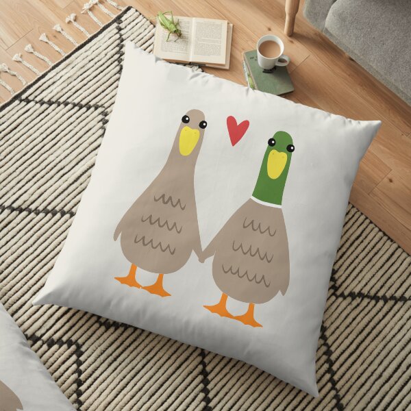 Love Ducks Floor Pillow