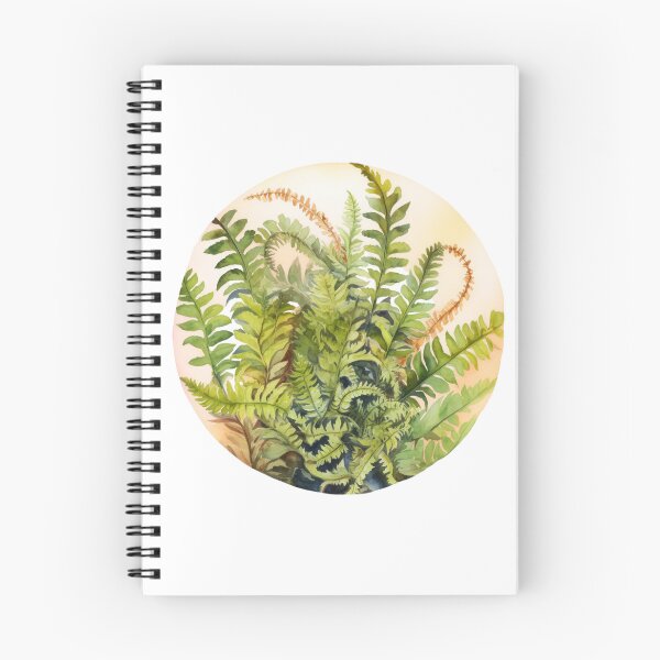 Item preview, Fern Leaves Art Nouveau Inspired Watercolour designed and sold by DarlaEdnaFleur.