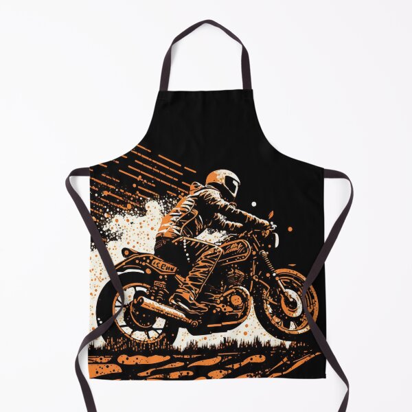 Item preview, Orange cafe racer designed and sold by hhh-art.
