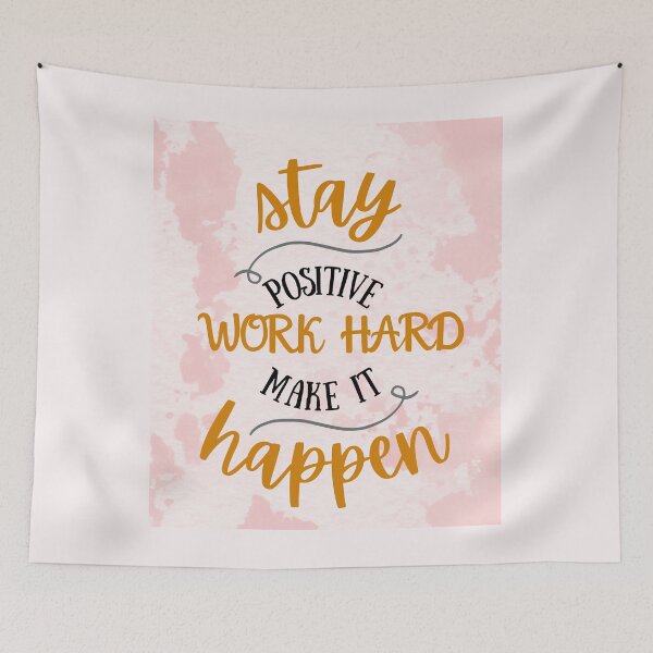 Item preview, Stay Positive Work Hard Essential T-Shirt designed and sold by ZIZZO 22.