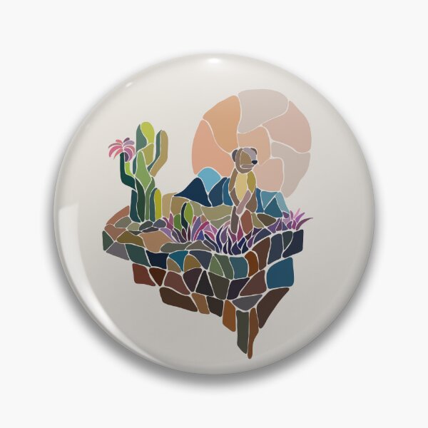 Item preview, Oasis Meerkat Mosaic Simplex designed and sold by vindorious.