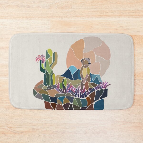 Item preview, Oasis Meerkat Mosaic Simplex designed and sold by vindorious.