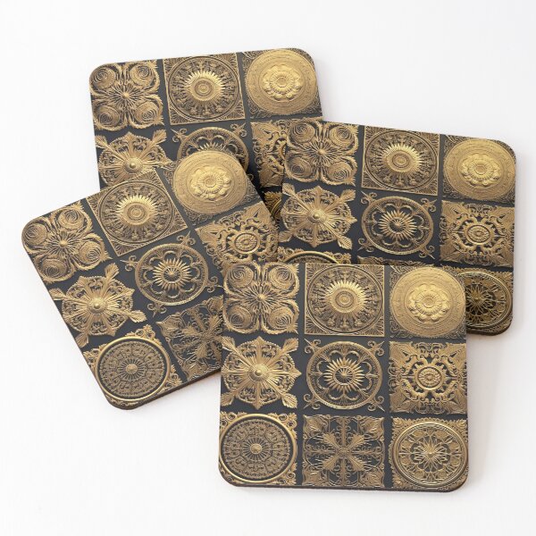 Item preview, Gold Metal Pattern designed and sold by butani4.