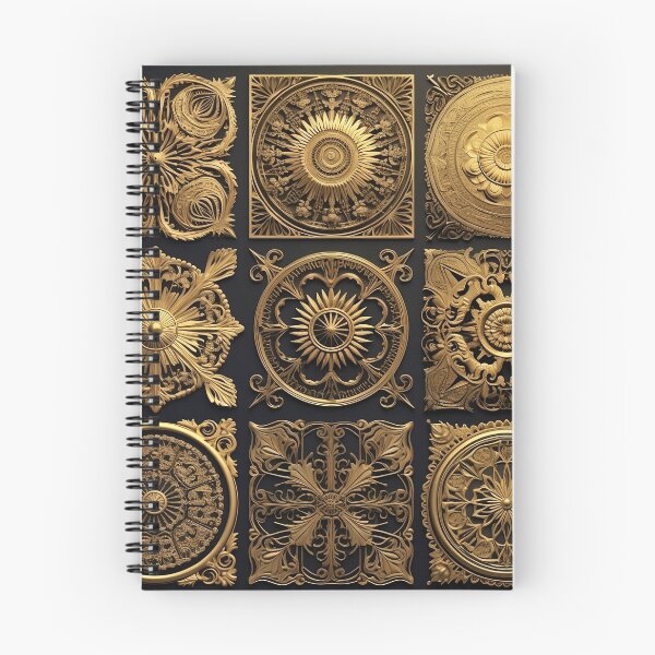 Item preview, Gold Metal Pattern designed and sold by butani4.