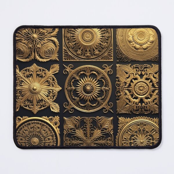 Item preview, Gold Metal Pattern designed and sold by butani4.