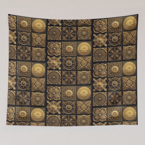 Item preview, Gold Metal Pattern designed and sold by butani4.
