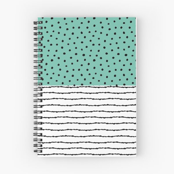 Item preview, Mint Stripes & Polkadots designed and sold by PrettySimple Graphic Design.