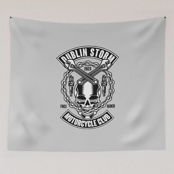 Item preview, Vintage Dublin, Republic of Ireland, Motorcycle Club badge. Bikers gift. designed and sold by paulo silveira.