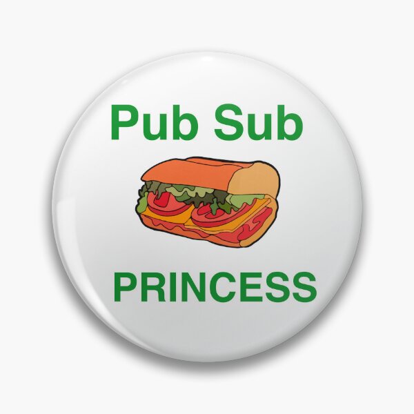 Item preview, Pub Sub Princess, Publix Sub Princess green text designed and sold by OneCatShop.