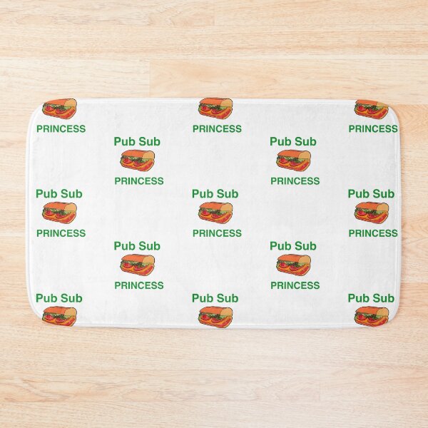 Artikelvorschau, Pub Sub Princess, Publix Sub Princess grüner Text entworfen und verkauft von OneCatShop.