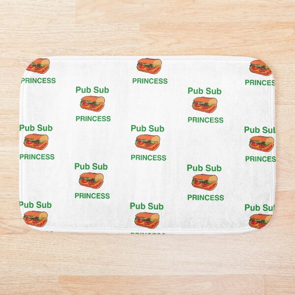 Item preview, Pub Sub Princess, Publix Sub Princess green text designed and sold by OneCatShop.